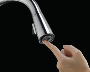 Touch-Clean spray holes